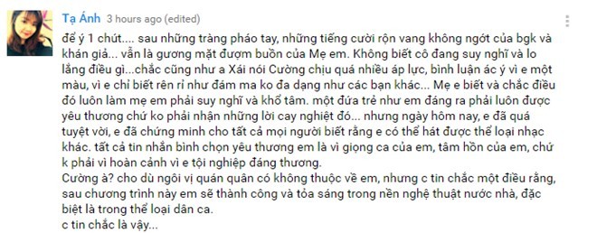 Me Ho Van Cuong phan ung la khi con duoc ho reo-Hinh-3